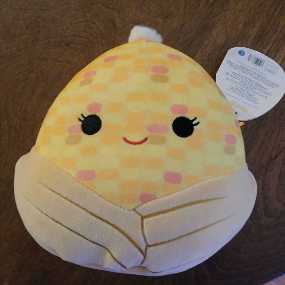 Kellytoy Squishmallows Cornelias Corn 7.5" Plush Stuffed Animal Toy NWT